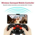 thumbnail image 3 of YOPTOP Mobile Game Controller Wireless Gamepad with Phone Clip, Bluetooth Mobile Gaming Controller Fit for Android/iOS 13.3 and below smartphones, PC, and Tablet Games, 3 of 7