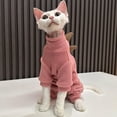 thumbnail image 5 of ZZ Sphynx cat Clothes, Dinosaur Costume, Hairless Cats Warm Clothes for Cornish Rex and Devon Rex (Blue, M(3.5-5.5lbs)), 5 of 6