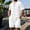 White, variant on Holiday Outfits for Men Solid Color Sport Casual Fashion Short Pants Pocket Short Sleeve Round Neck Set White 2X