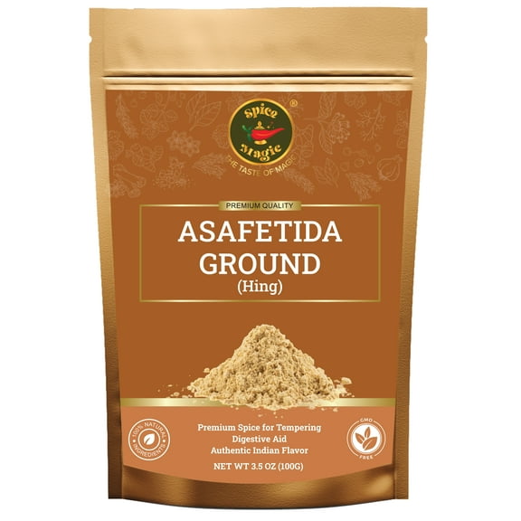 Spice Magic Asafetida Ground | 3.5oz (100g) 100% Pure & Natural