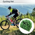 thumbnail image 2 of Unique Bargains Cycling Hat Keep Warm Hard Hat Liner Acrylic Fabric Black Green 25x22cm 1 Pcs, 2 of 7
