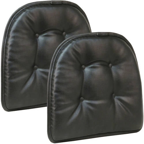 Gripper Non Slip 15 X 16 Faux Leather Tufted Chair Cushions Set Of 2 Com - Faux Leather Dining Chair Cushion Seat Pad Gripper Non Slip 15 X 16 Faux Leather Tufted Chair Cushions Set Of 2 Com - Faux Leather Dining Chair Cushion Seat Pad