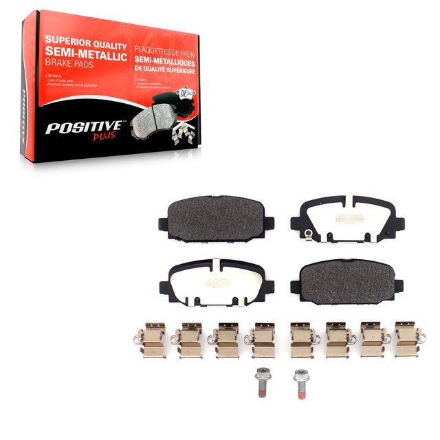 Positive Plus Rear Semi-Metallic Disc Brake Pads PPF-D2081 for Car Jeep Compass