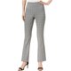 thumbnail image 1 of INC Womens Plaid Bootleg Dress Pantalones, Negro, 10, 1 of 1