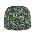 thumbnail image 2 of Easygdp Dinosaur Plays Soccer Baseball Cap with Adjustable Flat Suitable for Head Circumference 22.4-23.6 in, 2 of 9