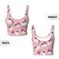 thumbnail image 5 of Lsque Bulldog Printed Women'S Sports Bra, Compression, Moisture Wicking, High-Impact Sports Bra For Women,Supportive sports bra-X-Large, 5 of 9