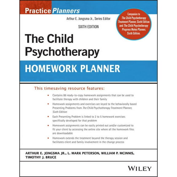 PracticePlanners: Child Psychotherapy Homework Planner (Paperback)