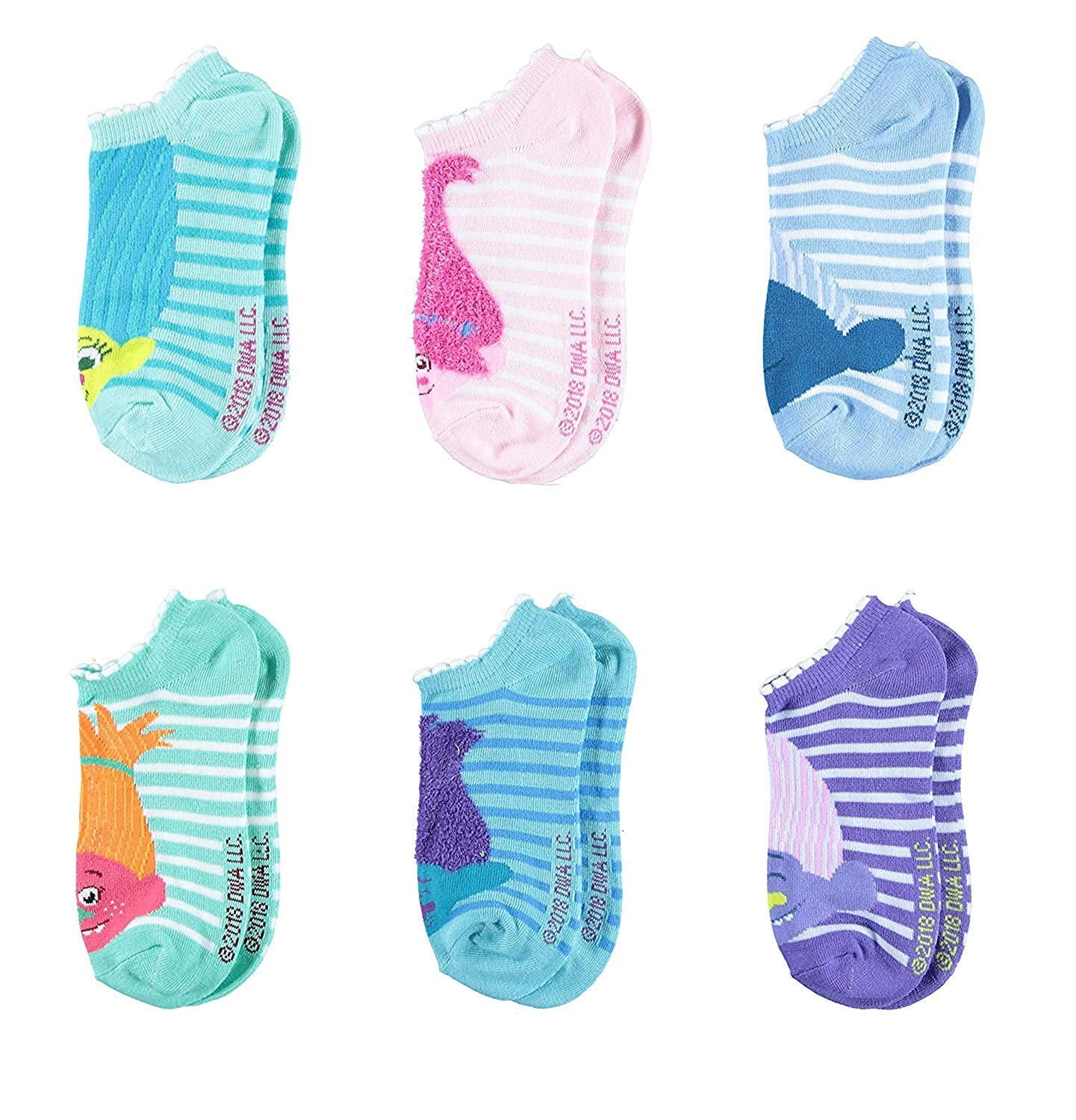 Dreamworks Trolls Movie 2 Pair Long Socks Size 10-4