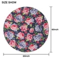 thumbnail image 6 of Pioneer Flower Floral Print Pattern Round Tablecloth 60"x60",Wrinkle Wipeable Table Cloth for Kitchen Dining Room Picnic Patio Party, 6 of 6