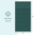 thumbnail image 5 of American Soft Linen Luxury 35x70 Jumbo Large Bath Towel, 100% Cotton Turkish Bath Towel Sheet, Teal, 5 of 9