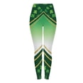 thumbnail image 3 of Hvot&aat Women's St. Patrick's Day Leggings Shamrock Stretchy Tights Yoga Pants Sports Fitness Peach Hip Stretch Pants, 3 of 7