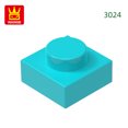 thumbnail image 1 of 588Pcs/Lot 3024 1x1 Short 1-Hole Building Blocks Classic Base Parts Compatible with Bricks Children Toys Assembly Gift Box 30.Light Turquoise about 588pcs, 1 of 6