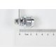 thumbnail image 3 of Cerraduras de seguridad Sincero para puerta de gabinete de aluminio 20mm con 4 llaves plateado, 3 of 5