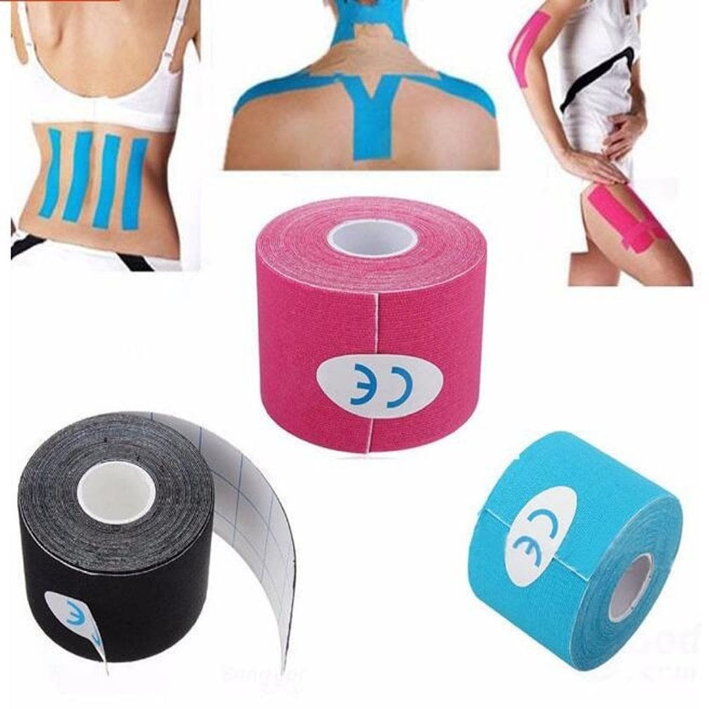 2.5cm*5m Elastic Bandage Adhesive Kinesiology Tapes for Sport Muscle
