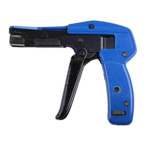 Professional Zip Tie Automatic Tensioner Cutter Pilers with Steel Handle Nylon Ties Cable Management Fastening Clamping Cutting Tool for 2.4mm-4.8mm Wire