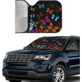 Flying Butterfly Car Sun Shade for Front Windshield Sunshades Foldable