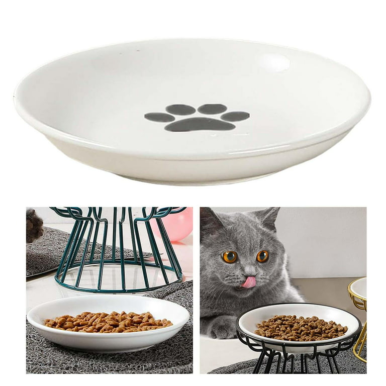 Trosetry 6 Pack Cat Bowls, Raised Cat Food Bowl Set Stainless Steel  Elevated Dog Bowls with