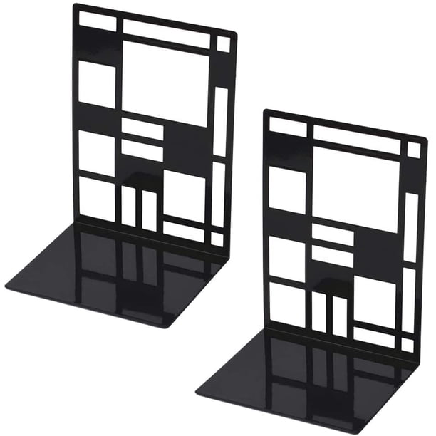 Este libro, porta libros de metal, porta libros negro, porta libros de diseño y porta libros de prevención, es adecuado para niños, oficinas, escuelas, salones, librerías y bibliotecas. ShuxiuWang 8390611647902