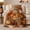 Wicker Bounty, variant on Rustic Harvest Pumpkin Still Life Autumn Farmhouse Living, Cozy Friendship Quote Scene, Warm Flannel Blanket for Ranch House and Living Room, Art Lovers Thanksgiving Gift, Festive Home Decor