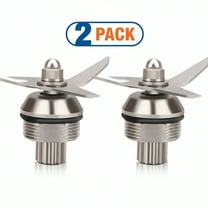 2 Pack Blade Assembly - Stainless Steel Wet Blade Compatible with 5200 Series Blender Mixer Replacement for 64oz & 32oz Containers