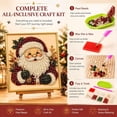 thumbnail image 2 of DIY Christmas Pearl Diamond Painting Art Kit with Frame, Complete Holiday Bead Craft Toolset For Adult Artists, Calming Pastime Project, Handmade Present For Holiday Visitors, 2 of 5