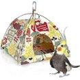 thumbnail image 1 of Parrot Hammock Bird Nest Hanging Tent Warm Triangular Pet Cave Hanging Washable for Parrot Parakeet, 1 of 2