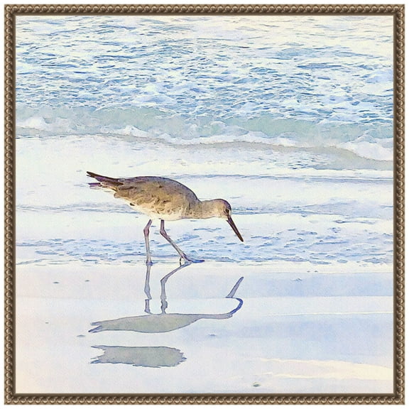 Amanti Art Sandpiper Dreams II Framed Canvas Wall Art Print