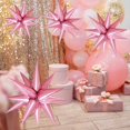 thumbnail image 4 of Globo FUNTOOB Forma de estrella rosa metalizada 50 unidades, 4 of 9