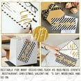 thumbnail image 4 of Paper Gift Card Invitation Cards for Birthday Wedding Party Rectangle Black 170x85mm 40pcs/set diy, 4 of 7