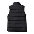 thumbnail image 5 of Aueoeo Men's Outdoor Waistcoats Stand Collar Fleece Sherpa Lined Jackets Vests Casual Padded Vests Quilted Coats, 5 of 5