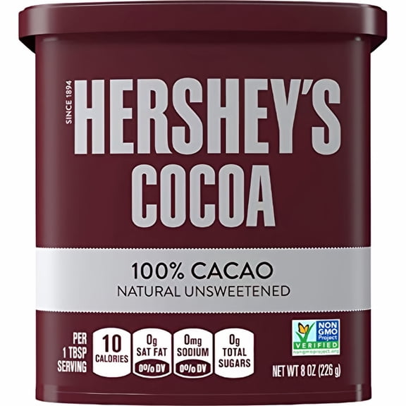 Hershey's Unsweetened Cocoa 8 oz (Pack of 3)