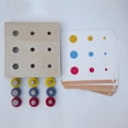 thumbnail image 1 of de juguetes de para atornillar, de ejercicio, novedad, entrenamiento muscular, 9 tornillos de , de Montessori, Yotijar juego de atornillar, 1 of 9