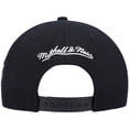 thumbnail image 4 of Men's Mitchell & Ness Black New York Knicks Hardwood Classics Script 2.0 Snapback Hat, 4 of 5