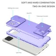 thumbnail image 5 of SaniMore for Samsung Galaxy A12 5G Case 2020 with Slide Camera Cover Built-in Kickstand Dual Layer Hybrid Shockproof Case for Galaxy A12 5G 6.5", Purple, 5 of 12