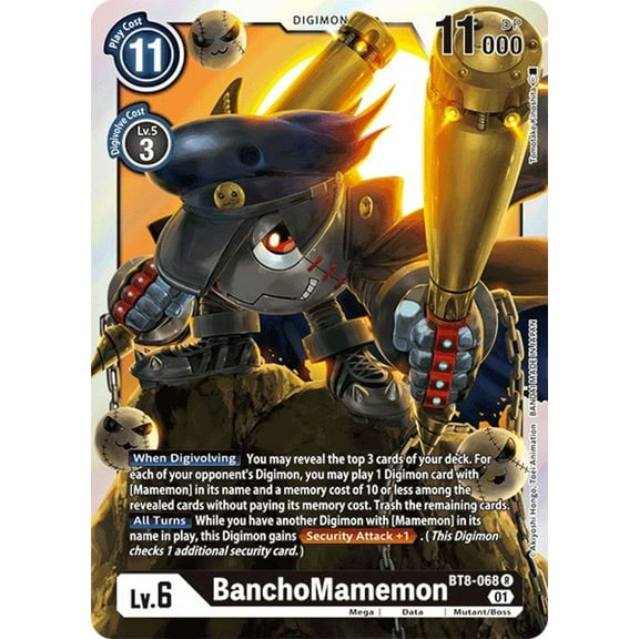 Digimon New Awakening Rare BanchoMamemon BT8-068