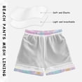 thumbnail image 5 of Pastel Princess Pumpkin Swim Trunks Quick Dry Beach Pool Board Shorts Lightweight Stylish Print Sizes 2T to XL, 5 of 8