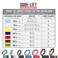 thumbnail image 4 of DURA-LIFT Extension Robuste Ressort de Porte de Garage Lot de 2 (150 lb.), 4 of 4