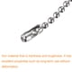 thumbnail image 4 of Cadenas de bolas Unique Bargains 10uds 24' Metal Ajustable, 4 of 5