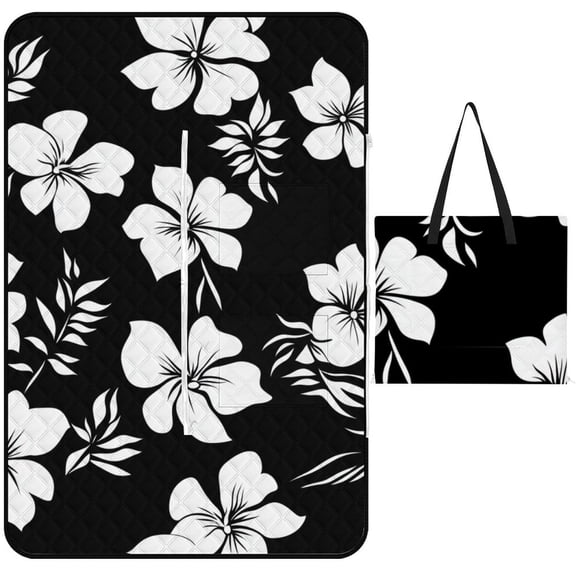 Bohemian Pattern Waterproof Picnic Blanket with Foldable Zipper, Suitable for Outdoor Use, Suitable for Travel, Camping, Beaches, Parks, Grasslands, Picnic Blanket Accessories