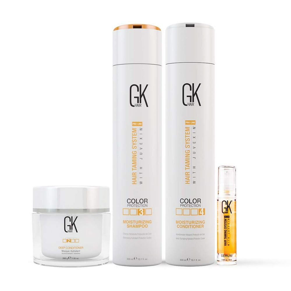 Global Keratin GK Hair Moisturizing Shampoo and Conditioner 300ml Set I ...