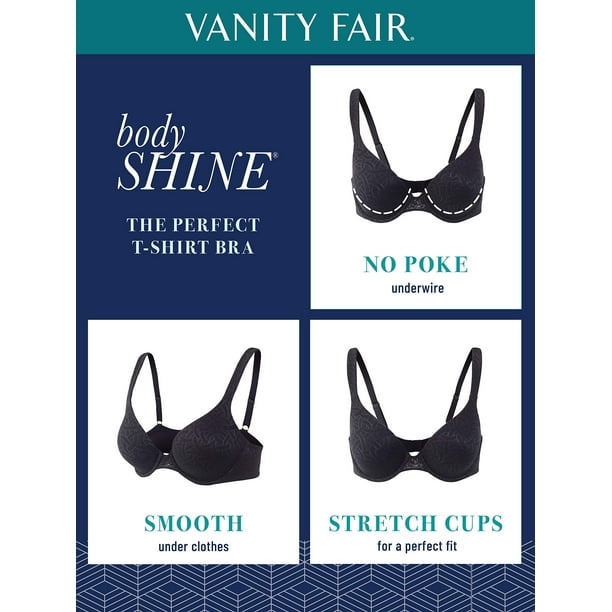 Vanity Fair Women's Unlined Bras with Underwire (34C-44DDD)