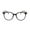 Bright Black, variant on Vintage Oval Clear Glasses Non-Prescription Eyeglasses Frames for Women
