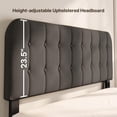 thumbnail image 4 of Aiho Queen Size Bed Frame, Upholstered Platform Bed Frame with Sturdy Metal Frame, Noise-Free, No Box Spring Needed, Easy Assembly -, 4 of 11