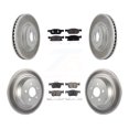 thumbnail image 1 of Transit Auto Front Rear Coated Disc Brake Rotors and Semi-Metallic Pads Kit for Car 2018-2020 Lincoln Continental with 316mm Diameter Rotor KGF-101787, 1 of 11