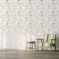 thumbnail image 3 of MIGGEE Floral Wallpaper Multicolor Peel and Stick Wallpaper Self Adhesive Wall Paper 17.3-in x 118-in Contact Paper for Home Mural Wall Decor Wall Covering Old Furniture Renovation, 3 of 9
