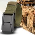 thumbnail image 4 of Cinturón militar de nailon, cinturón táctico unisex resistente para hombres y mujeres (verde), 4 of 5