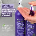 thumbnail image 5 of KESMEDIK Tea Tree Purple Shampoo & Conditioner Set with Rosemary & Aloe, Professional Anti Brass Toner, Removes Yellow Tones for Gray, Bleached, White & Blonde Hair, Refreshes Scalp, Sulfate-Free, 5 of 6