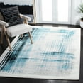 thumbnail image 2 of SAFAVIEH Skyler Steward Distressed Area Rug, Ivory/Teal, 9' x 12', 2 of 9