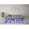thumbnail image 3 of Ahgly Company Indoor Rectangle Abstract Blue Contemporary Area Rugs, 5' x 8', 3 of 4