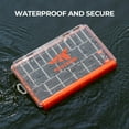 thumbnail image 5 of KastKing 3600 Tackle Box, Waterproof Fishing Organizer – Orange – HyperSeal, 5 of 8